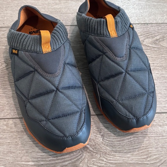 Teva ReEmber Mens 13 Quilted Slip On Camp Shoes Grey Outdoors Casual - Picture 2 of 7